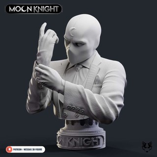 File in 3D Moon Knight Bust