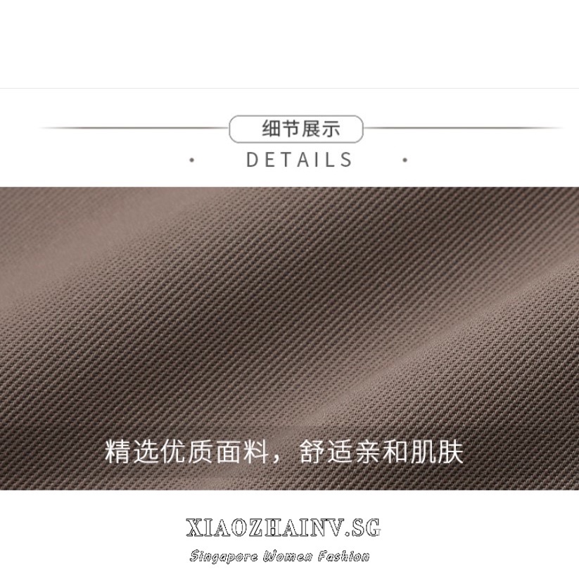 Áo khoác lửng XIAOZHAINV cổ chữ V phong cách Hàn Quốc thời trang cho nữ 4 màu tùy chọn | BigBuy360 - bigbuy360.vn