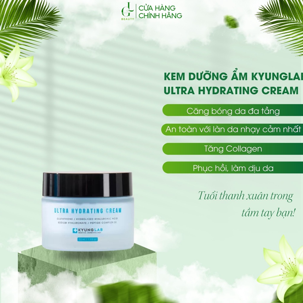 Kem dưỡng ẩm Kyunglab Ultra Hydrating Cream khóa bóng phục hồi đa tầng 50ml