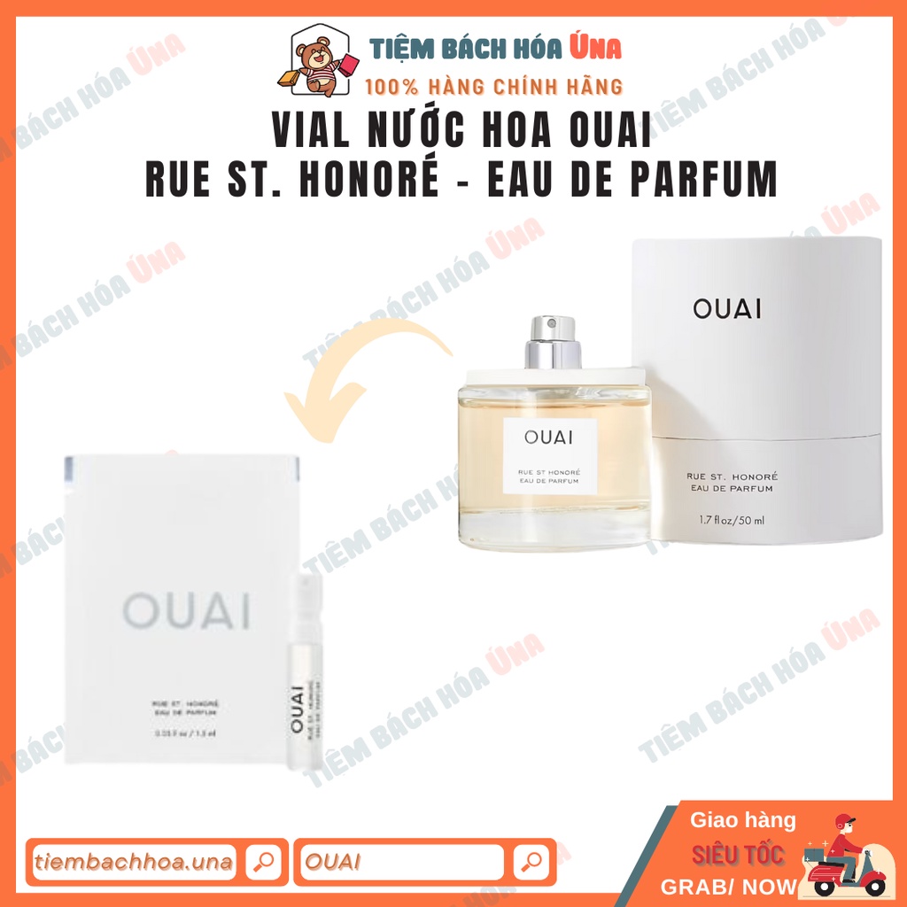 Vial, mẫu thử nước hoa OUAI Rue St. Honoré - Eau de parfum - Tiệm bách hóa Ú na