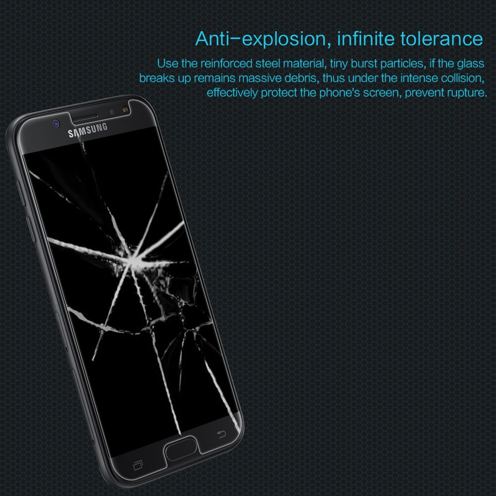 Miếng dán kính cường lực dành cho Samsung Galaxy J7 Pro hiệu HOTCASE HBO