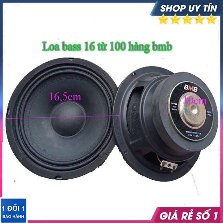 Loa bass 16 gân vải từ 100 công suất 50-120w