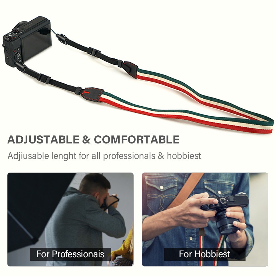 1 Dây Đeo Vai 130cm Cho Máy Ảnh Canon sony