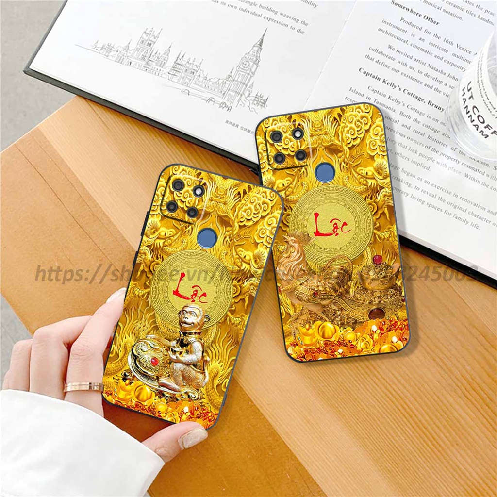 Ốp Oppo Realme C12/ C15/ C25/ Oppo A15/ 15S in hình 12 Con Giáp Tài Lộc 3D