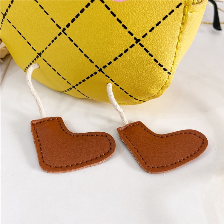 Túi Đeo Chéo mini Họa Tiết Hoạt Hình Trái Dứa Thời Trang 2022 Cho Bé Gái