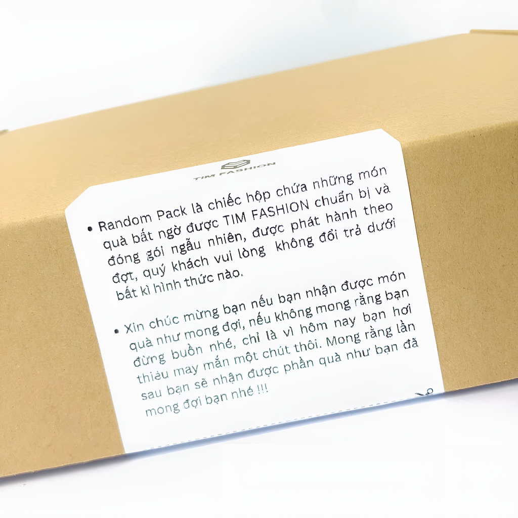 Hộp TIM FASHION Random Pack - Hộp ngẫu nhiên may mắn