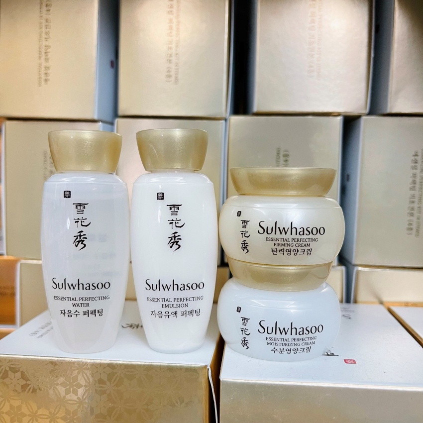 Bộ dưỡng da Sulwhasoo Basic Kit Mini Set 4 sản phẩm - Set Sulwhasoo; Bô Sulwhasoo 4 sản phẩm