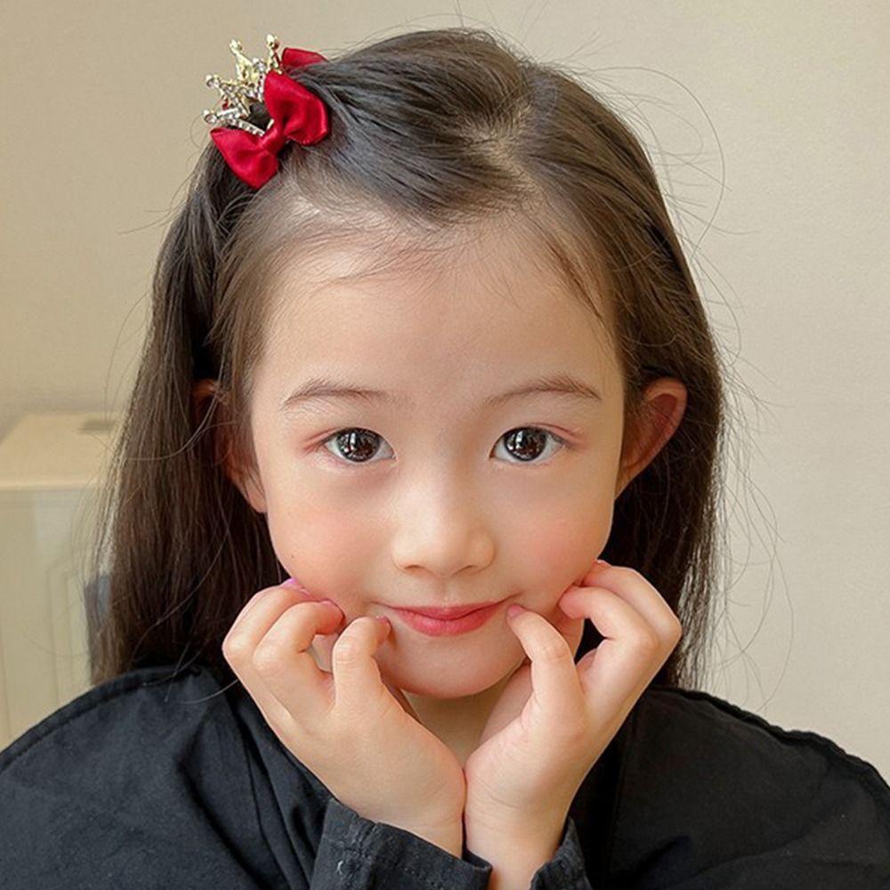 Set 2 Kẹp Tóc Tai Thỏ / Vương Miện / Tai Mèo Dễ Thương Cho Bé|Kẹp Tóc Thiết Kế Xinh Xắn Thời Trang Dành Cho Nữ