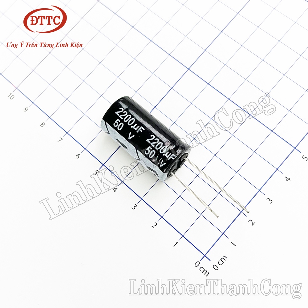 Tụ Hóa 2200uF 50V (16x30mm)