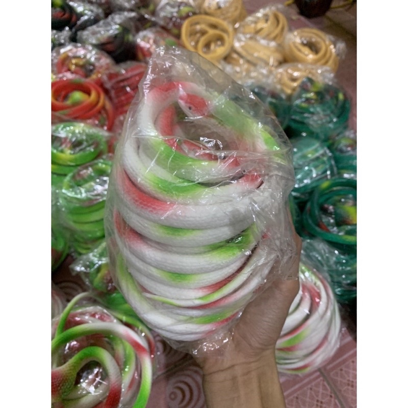 Rắn Giả Cao Su Như Thật, Đồ Chơi Troll Độc Đáo dài 65cm