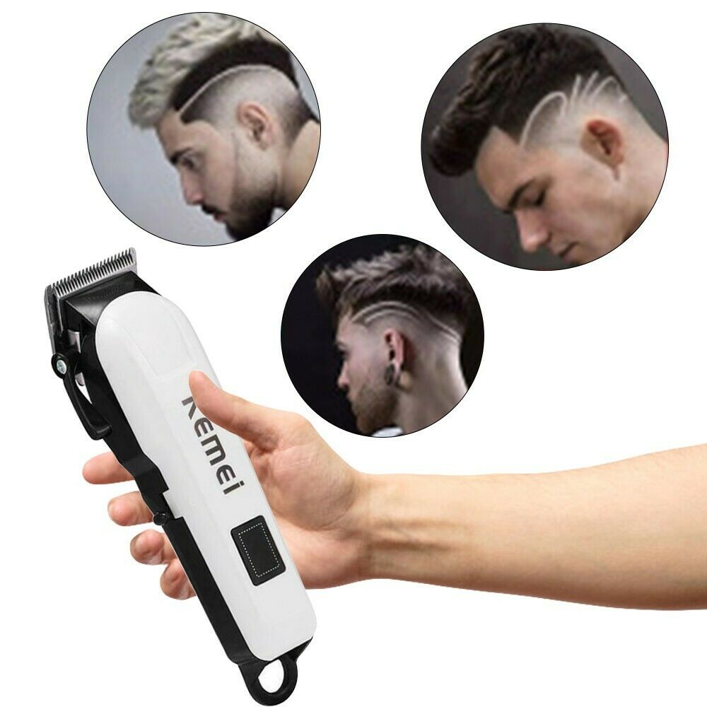 Tông Đơ Cắt Tóc Chuyên Nghiệp Kemei 890A - Máy Hớt Tóc Không Dây Cho Nam Giới