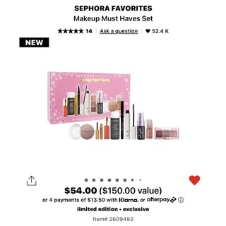 Set 9 món makeup sephora $150