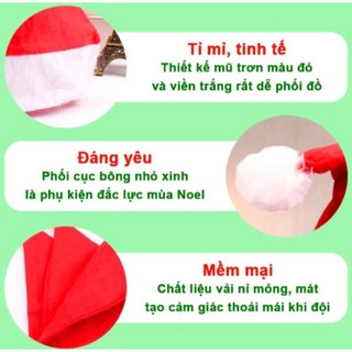 Mũ Noel màu đỏ