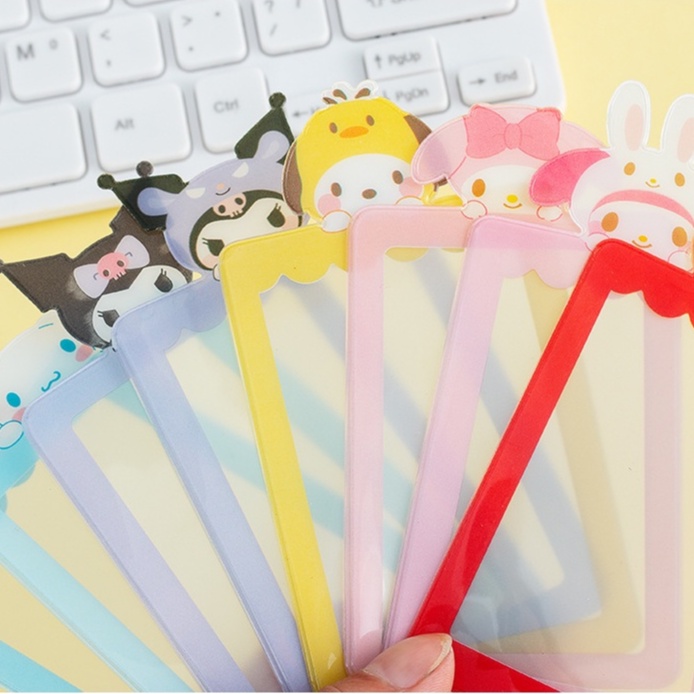 Dễ thương Sanrio Frosted EVA Card Set Cinnamon Rolls Không thấm nước Set Melody DIY Card Set Plin Cartoon Transparent Set Black Beauty Jelly Set Quà tặng văn phòng phẩm sinh viên