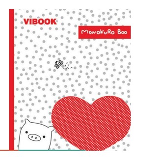 1 quyển tập 4 ô ly học sinh Vibook heo Monokuro Boo 96 trang Vĩnh Tiến