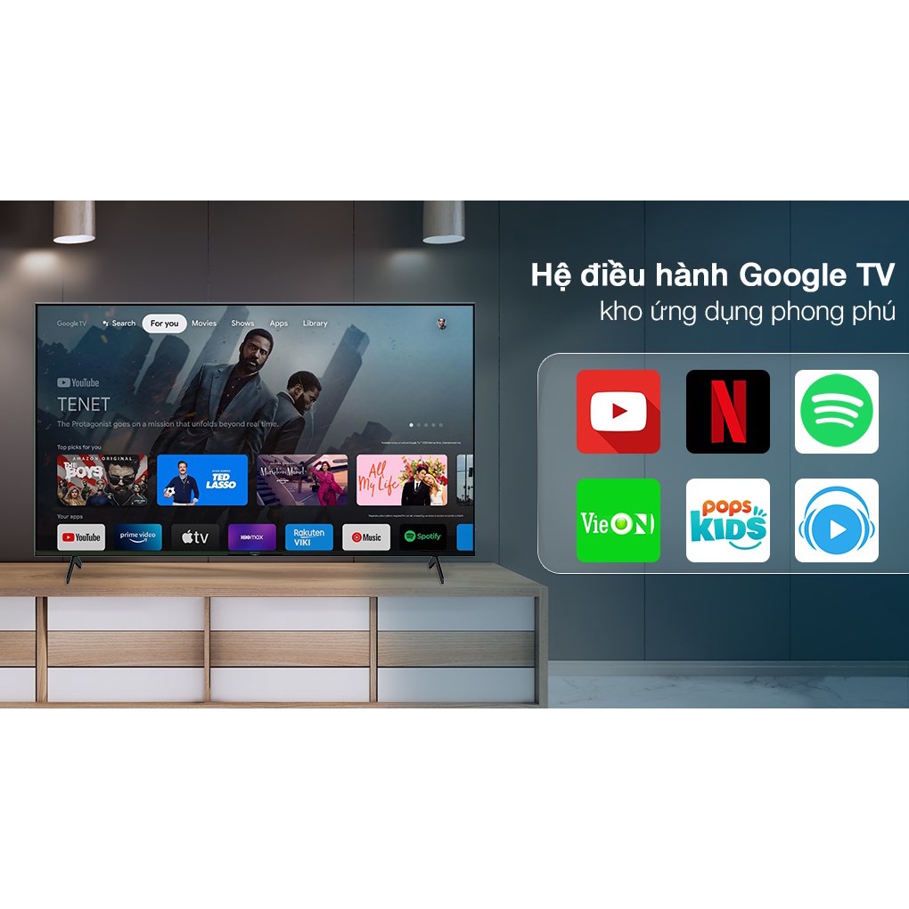 Google Tivi Sony 4K 50 inch KD-50X80K 2022-dienmaytonkho