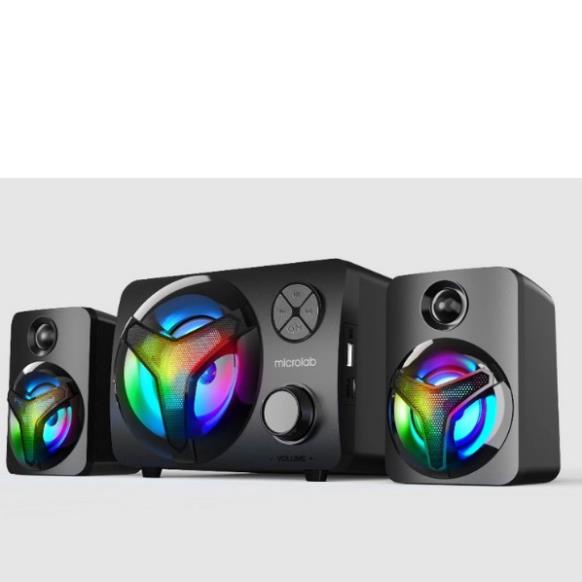 Loa vi tính Microlab U210 2.1 cắm thẻ usb bluetooth có đèn nghe nhạc hay