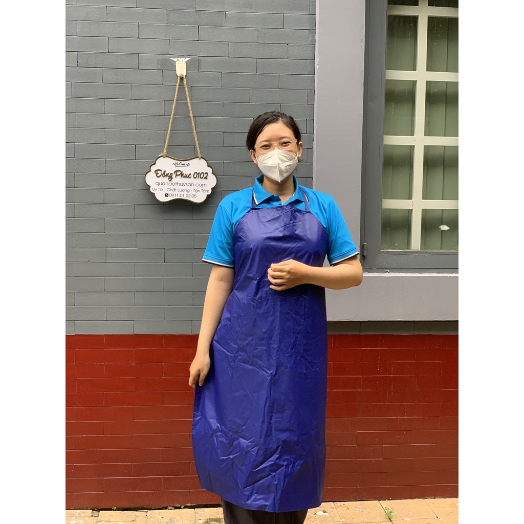 Tạp Dề Nhựa PVC sử dụng trong chế biến thủy sản, sản xuất sản phẩm... chống thấm nước
