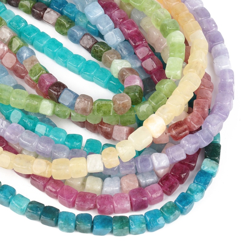 Chuỗi Hạt Aquamarine Tự Nhiên Dùng Làm Trang Sức Thủ Công