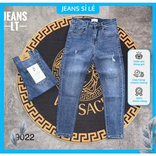 Quần jean nam rách phối viền đen cực phong cách Vcbshop có size đại nha khách 1993