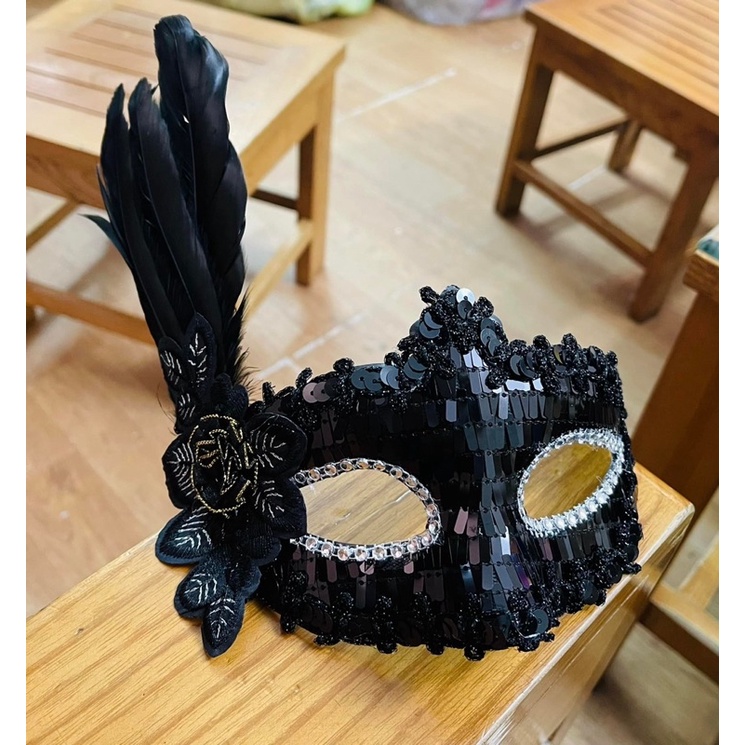 Mặt nạ hoá trang haloween nửa mặt / mặt nạ cosplay