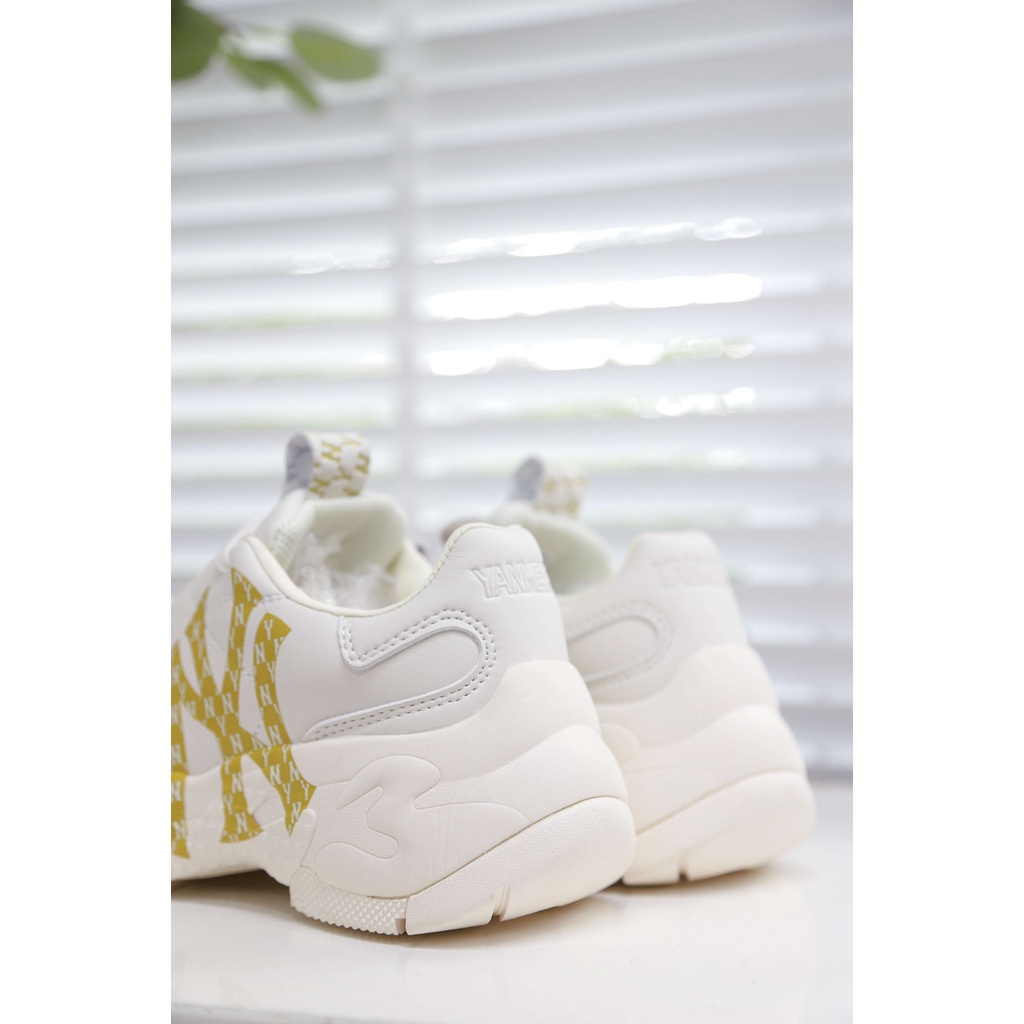 Giày MLB Chunky NY Monogram Vàng Chính Hãng
