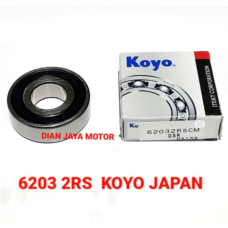 Bánh Xe Khô Laher 6203 2RS KOYO Nhật Bản
