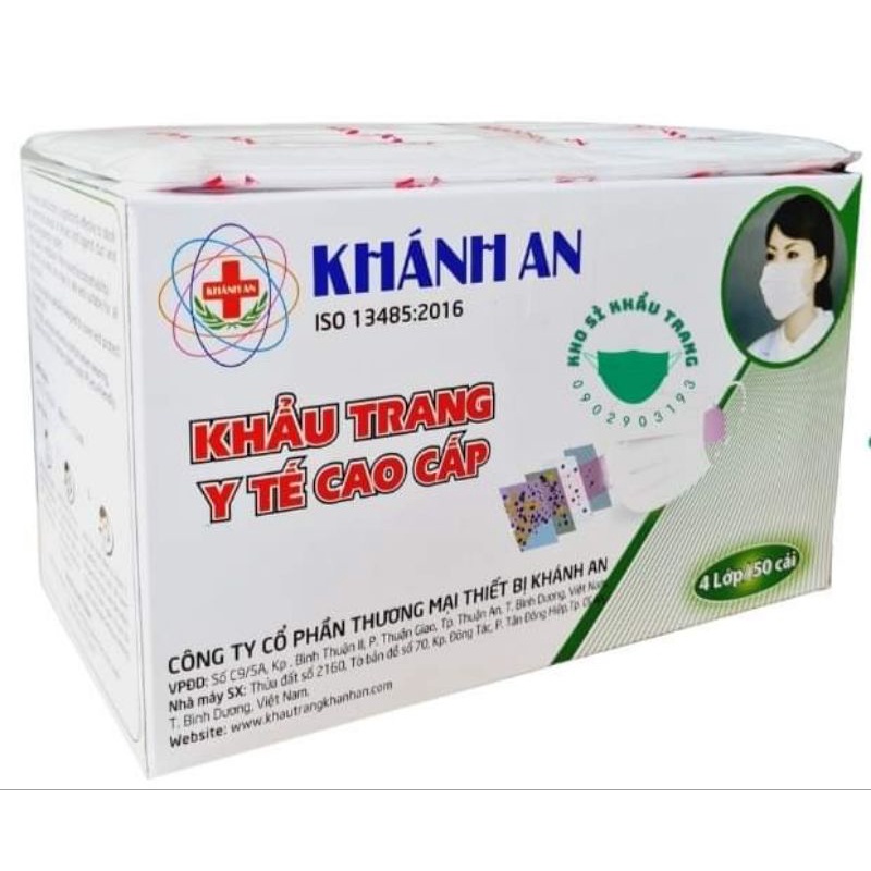 Sỉ 10 Hộp Khẩu Trang Khánh An