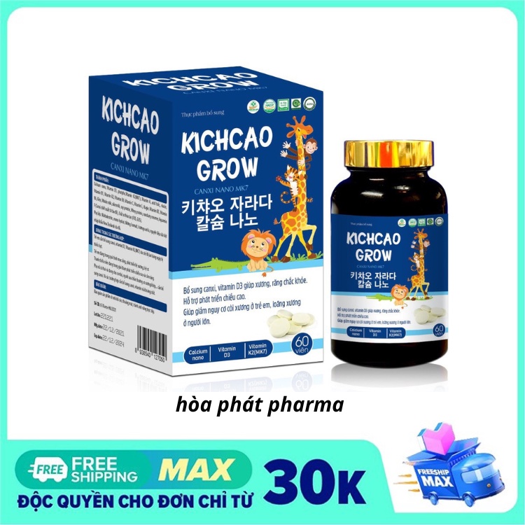 Kẹo Bổ sung canxi cho trẻ em và người già loãng xương hộp 60 viên