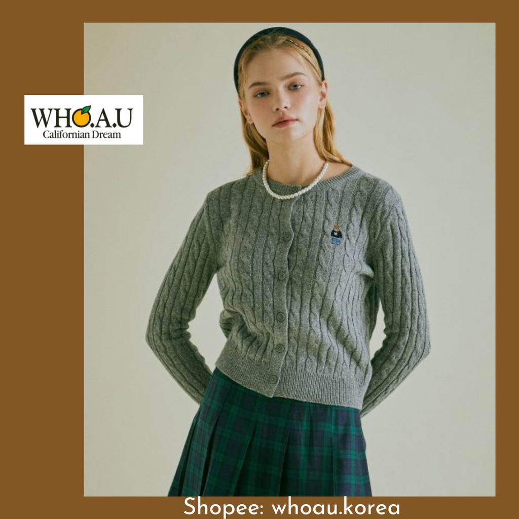 Áo Cardigan Whoau - 4 màu WHCKC4922F
