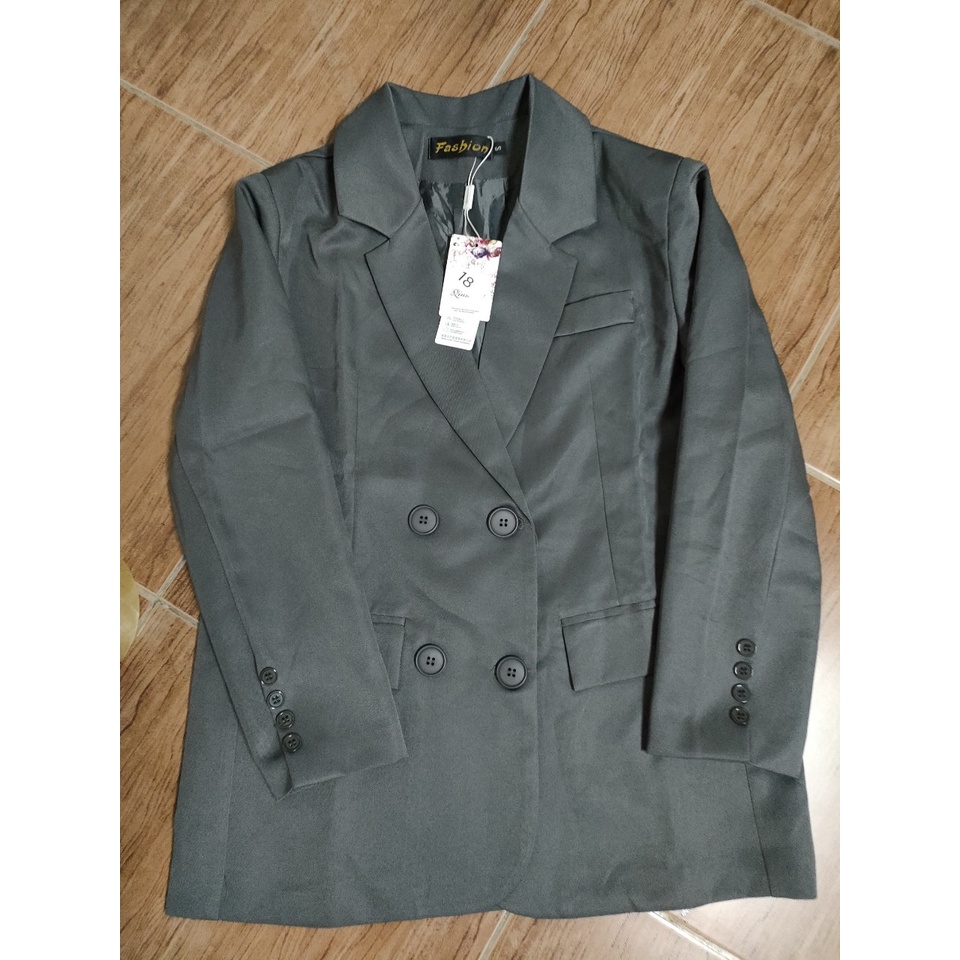 Ảnh thật 4 hình cuối-HC882.Áo blazer thời trang oversize xuân thu Hàn Quốc
