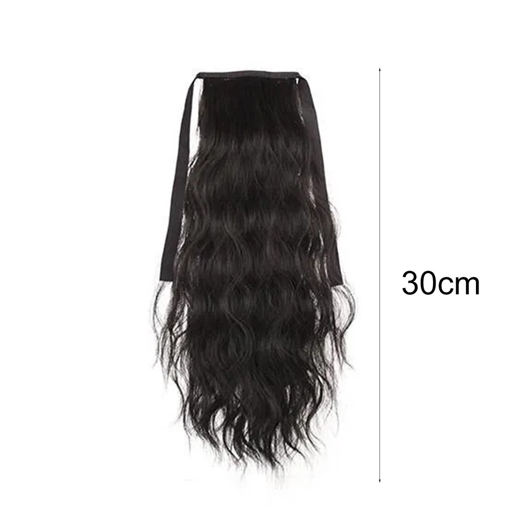 [beautymart] Tóc Giả Nhuộm Tóc Đuôi Ngựa Tự Nhiên Bằng Lụa Xoăn Dài Mềm Mịn Chịu Nhiệt Độ Cao Thoải Mái Dùng Tại Nhà