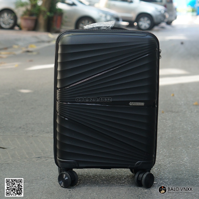Vali nhựa 100% PP Brothers 701 màu đen - size đại đựng 30kg 28"