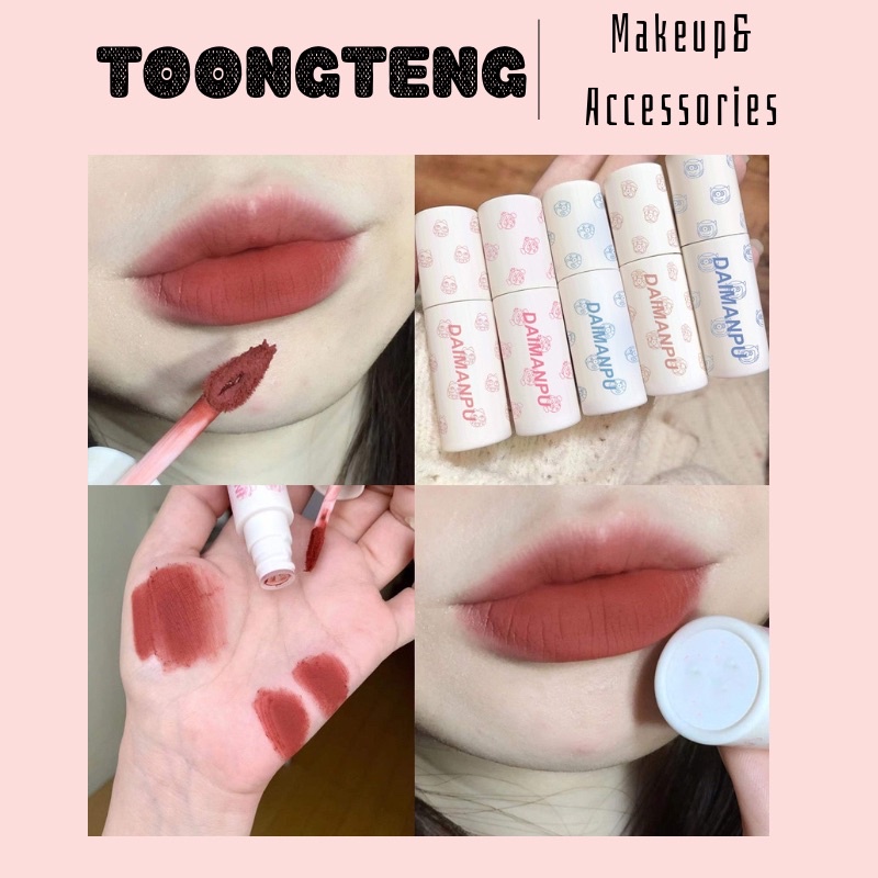 Son Kem Lì chính hãng Daimanpu Tone Màu hottrend Hình doaremon siêu cute Hàng Nội Địa Trung