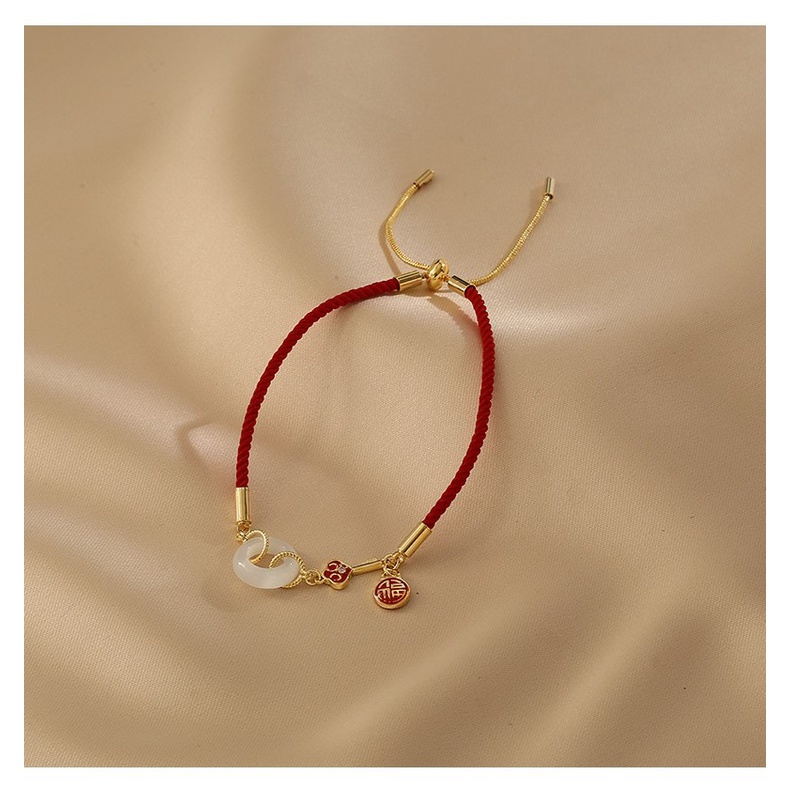 2023 Năm Mới Bình An Khóa Dây Đỏ Vòng Đeo Tay Cho Nữ Mão Vòng Tay Tặng Điềm Lành vòng Tay