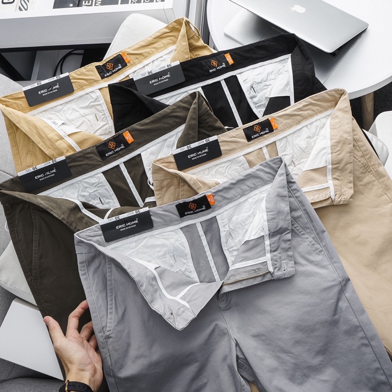 Quần kaki NAM chất vải cao cấp, đường may tinh tế, chuẩn phom đẹp miễn chê, được xem hàng thoải mái