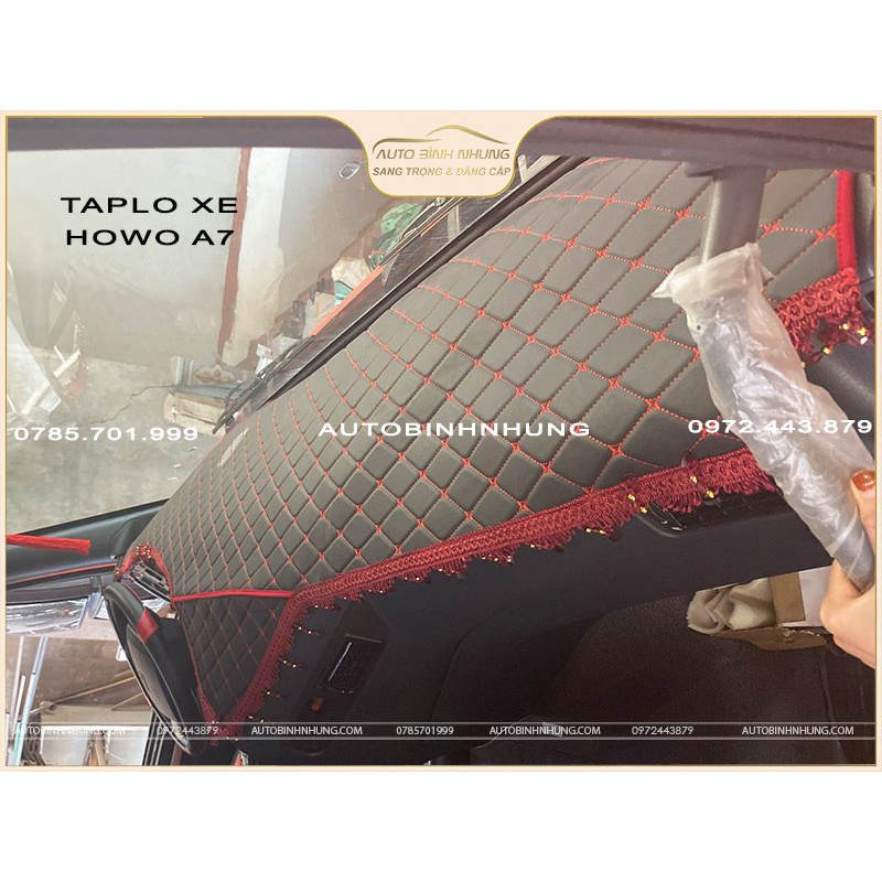 Thảm Taplo xe Howo A7 375,420, Howo sitrak T7H 440...