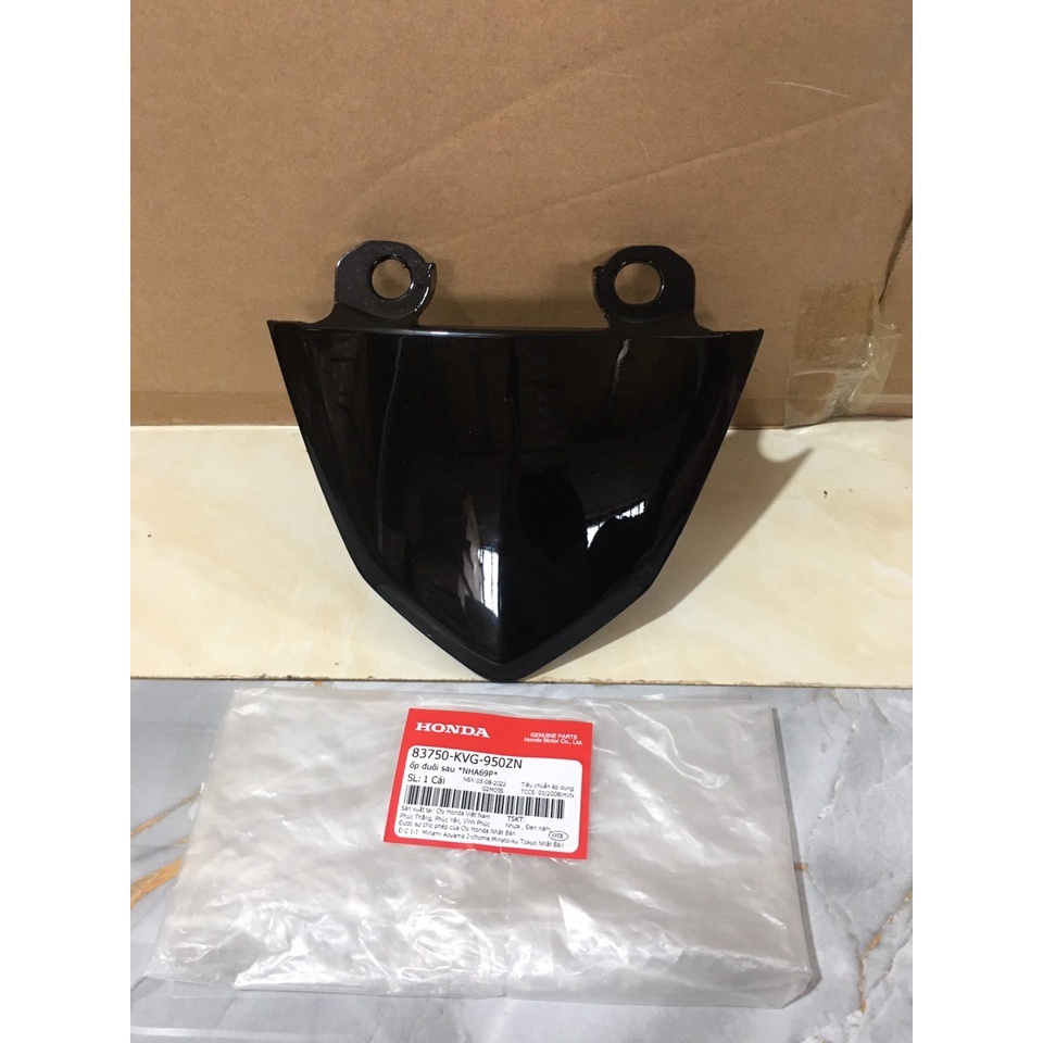 Mui rùa - ốp đuôi sau HONDA AIR BLADE Fi 110 năm 2007-2009 màu Đen. 83750KVG950ZN