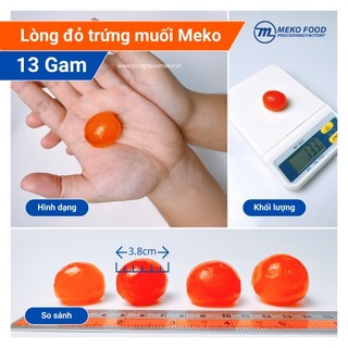 [ƯU ĐÃI] COMBO 2 TÚI Lòng đỏ trứng vịt muối cỡ LỚN 13gram (50 trứng/túi hút chân không)