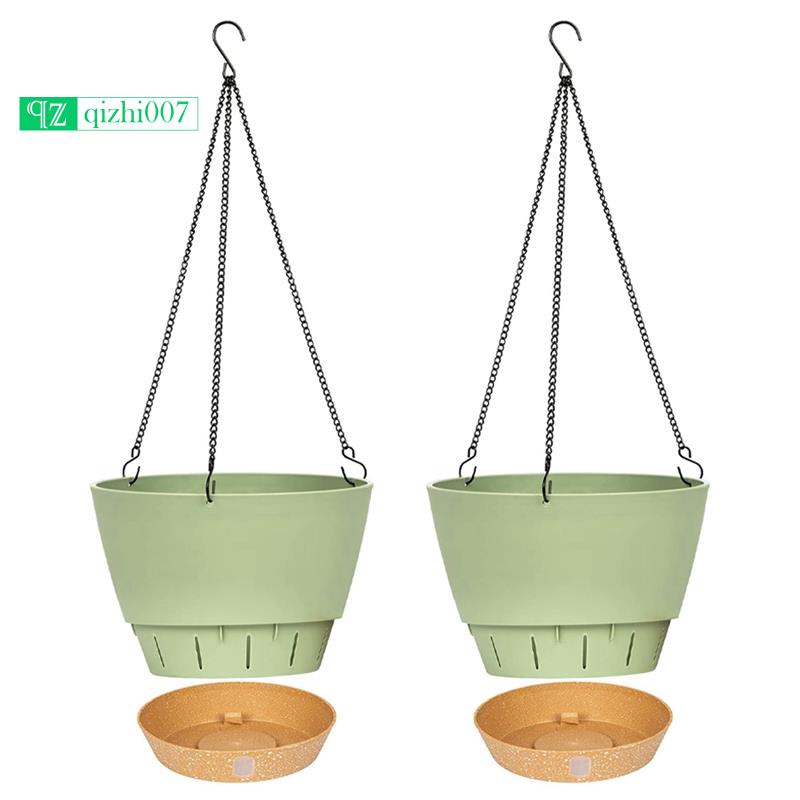 ✎☑►Bộ Chậu Trồng Cây Trong Nhà / Ngoài Trời Kích Thước 2 / 10 Inch Có Lỗ