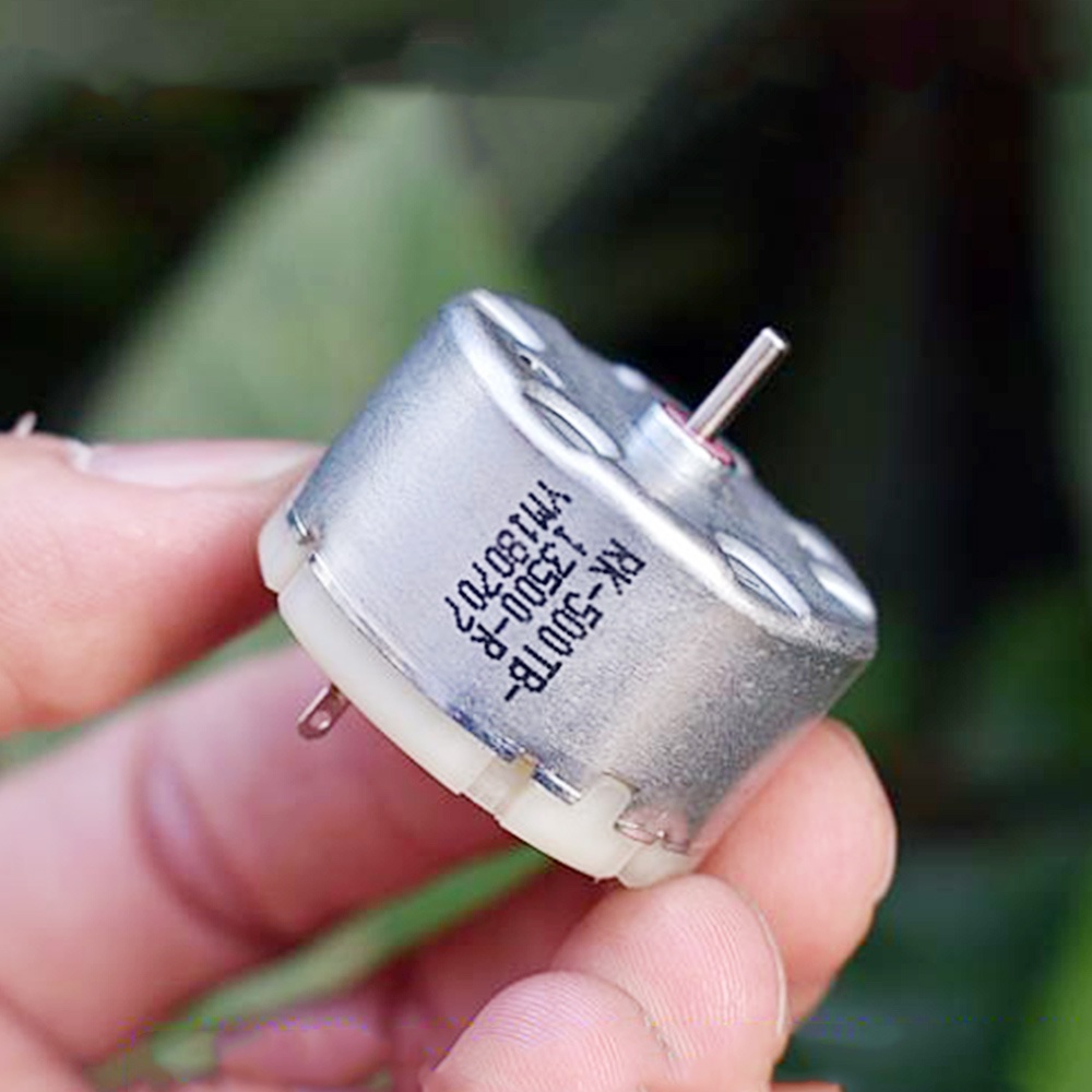 Động Cơ Chổi Than Mini RS500TB DC Đường Kính 6V-12V 32mm 5600RPM Cho Robot Quét Nhà Thông Minh
