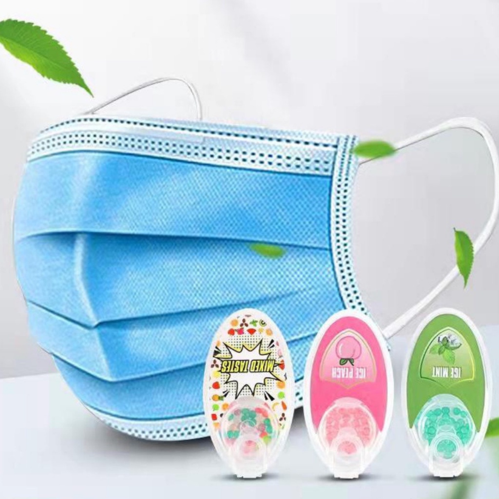 100 Hạt khử mùi làm thơm khẩu trang hương hoa quả hiệu quả nội địa Trung
