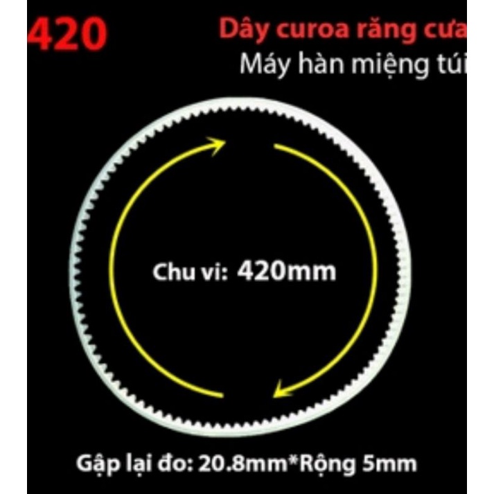 Dây curoa máy hàn miệng túi