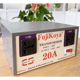 Biến Áp 2Kw Chính Hãng FujiKoya Chuyển Điện 220V Ra 110V, 100V Công Suất 20A