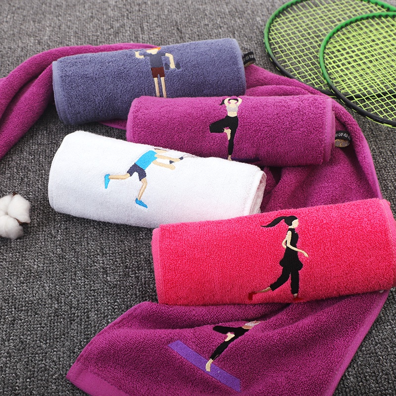 Khăn Lau Mồ Hôi Thể Thao Yoga Pilates Siêu Thấm Hút Mềm Mại Không Xù Lông, Dễ Dàng Vệ Sinh