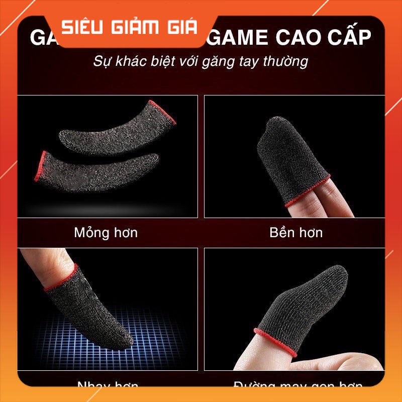 Bao Tay Chơi Game freefire, Pubg, Liên Quân Găng tay chơi game Chống Mồ Hôi Siêu Nhạy