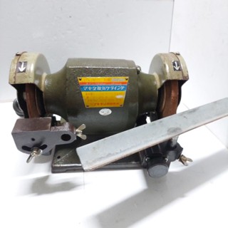 MÁY MÀI DAO, KÉO, LƯỠI BÀO... HAI ĐÁ MAKITA NHẬT ĐIỆN 100V ĐÁ 125MM