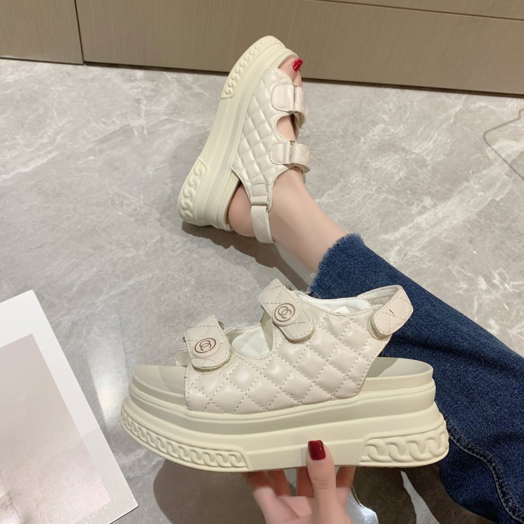 Dép quai hậu nữ độn đế 2 quai ngang 7cm