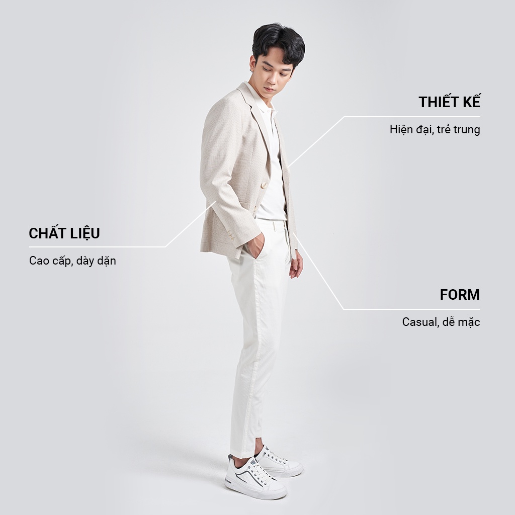 Áo khoác Blazer Nam Local Brand KRIK Form Casual Phong Cách Hàn Quốc BL0314