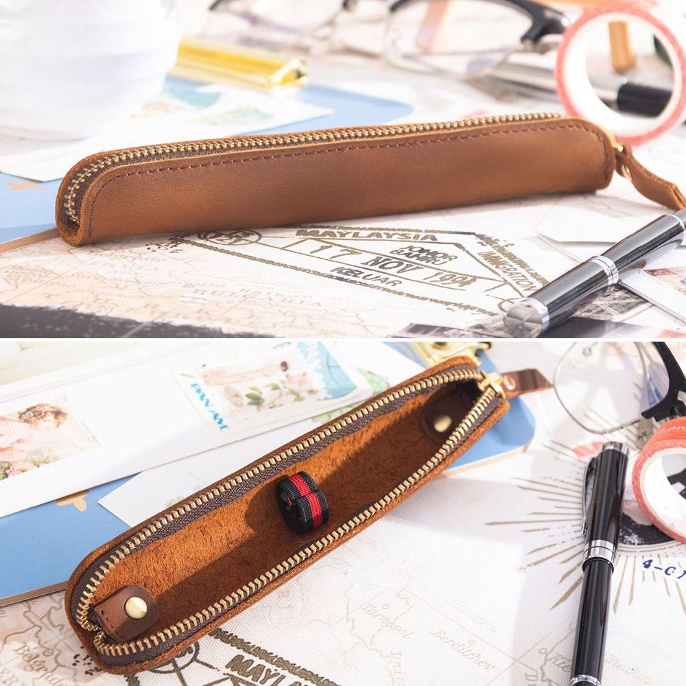 CHOOKEY Túi Đựng Bút Phong Cách Retro